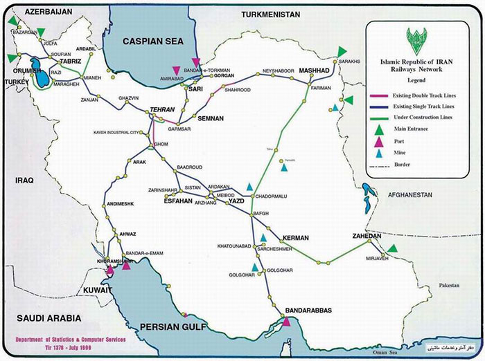 Iran’s Railway Network: A Strategic Hub for Regional Connectivity