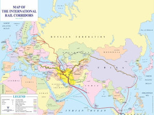 Key Railway Routes Connecting Iran and CIS Countries